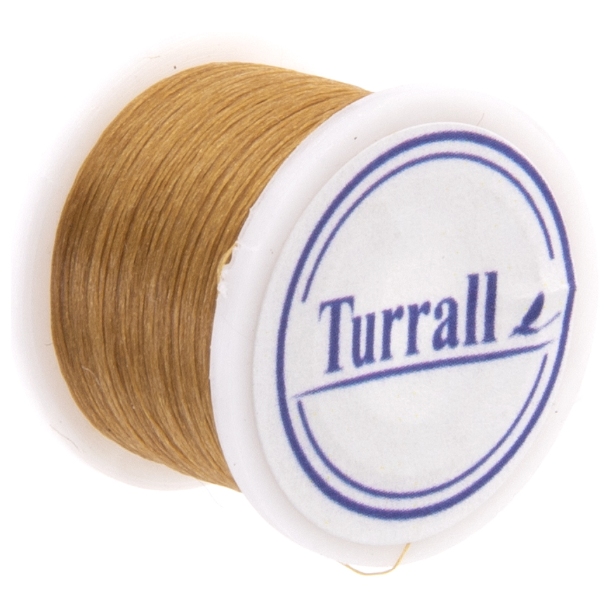 Turrall Regular Thread Pre-Waxed Gold Fly Tying Threads (Product Length 71.08 Yds / 65m)
